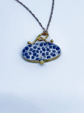 Load image into Gallery viewer, Turquoise and 22k pendant

