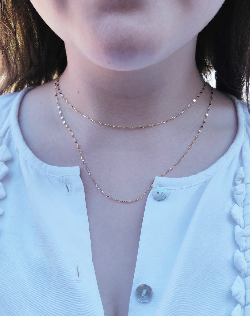 Dainty Long Chain Necklace