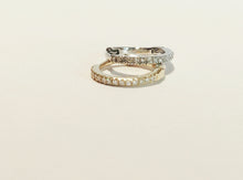 Load image into Gallery viewer, Smallest diamond huggy earrings
