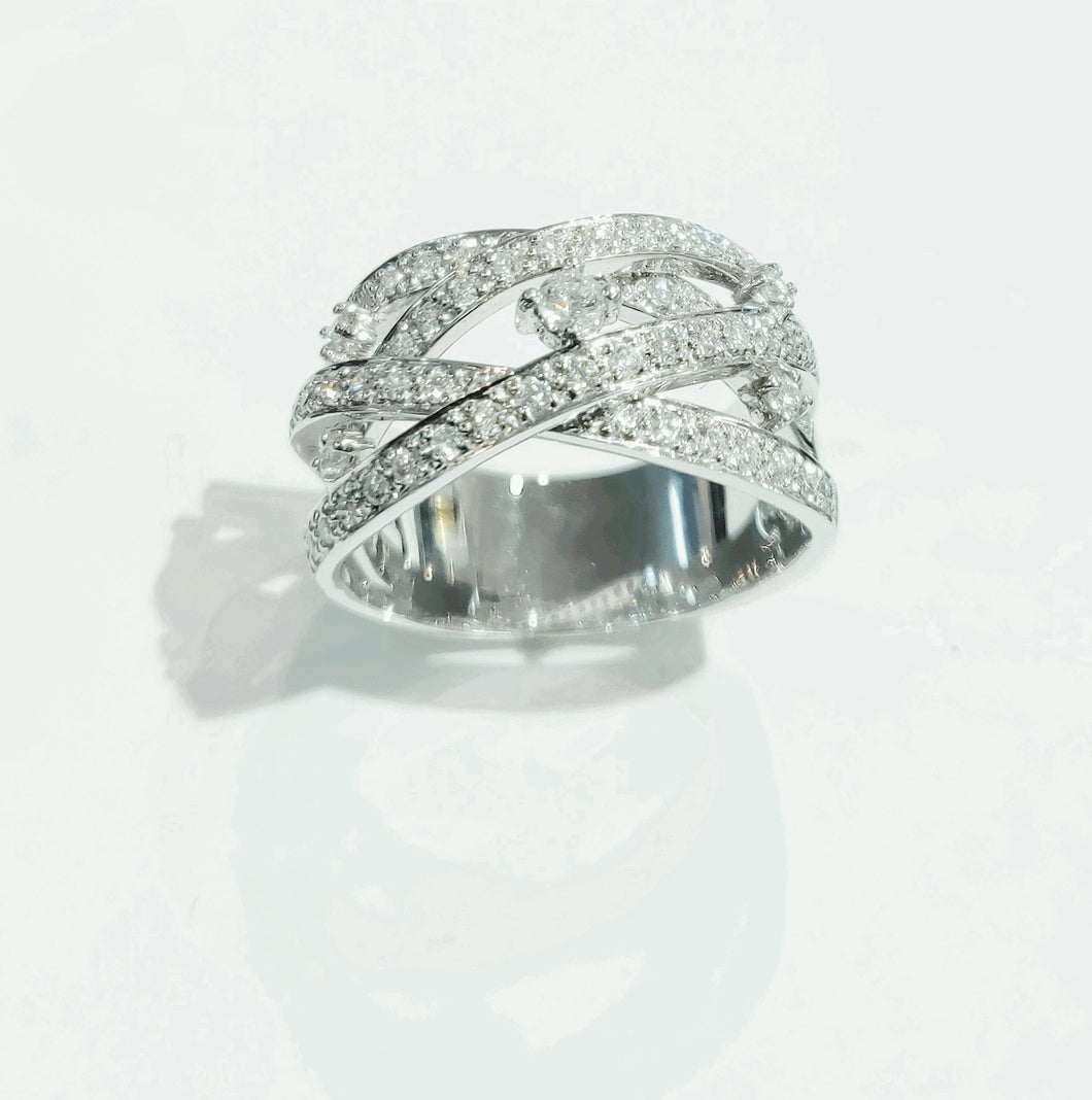 Orbital Diamond Ring