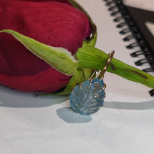 Load image into Gallery viewer, Blue Tourmaline Leaf Ring
