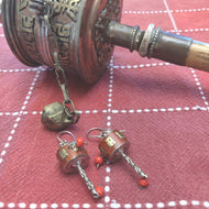 Prayer Wheel Earrings