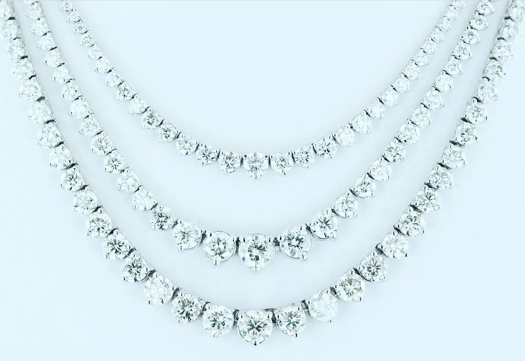 Diamond Riviere  Necklace