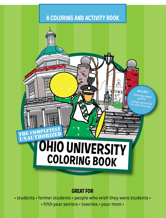 Ohio University gift funny coloring book